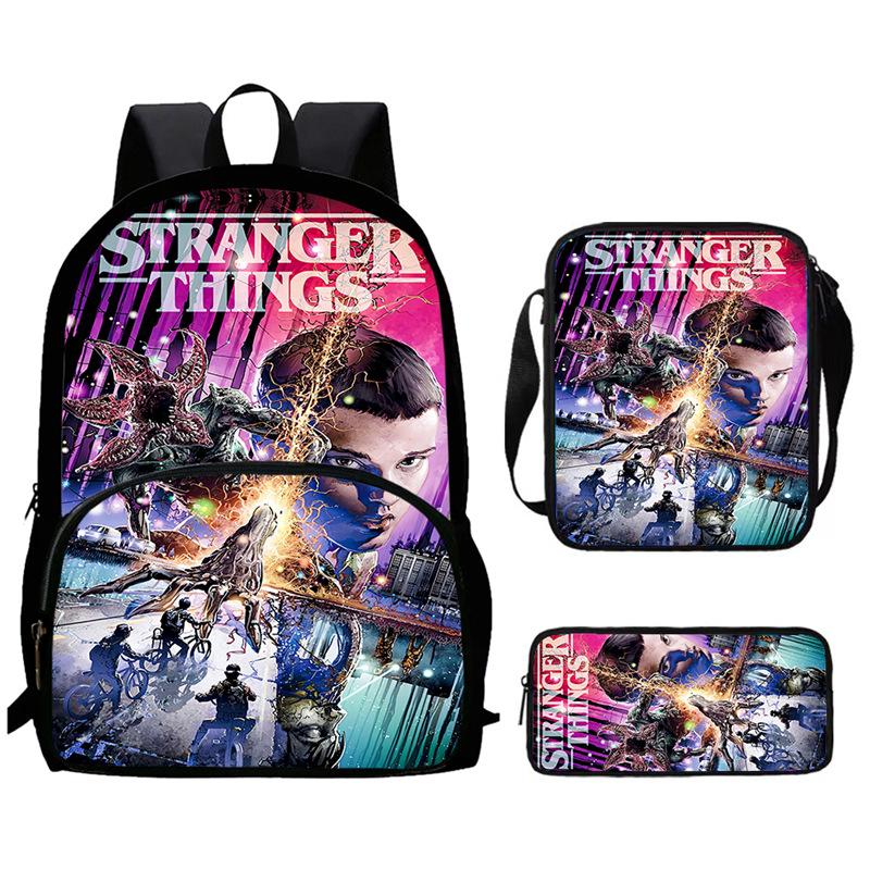 Monster Story Schoolbag High Definition Multi-Function Oxford Lightweight Backpack