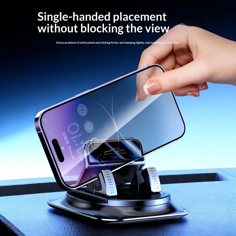 Car Dashboard Mobile Phone Fixer 360 Rotating Sticky Auto Phone Mount Stable Universal Car Mobile Phone Fixer Supplies