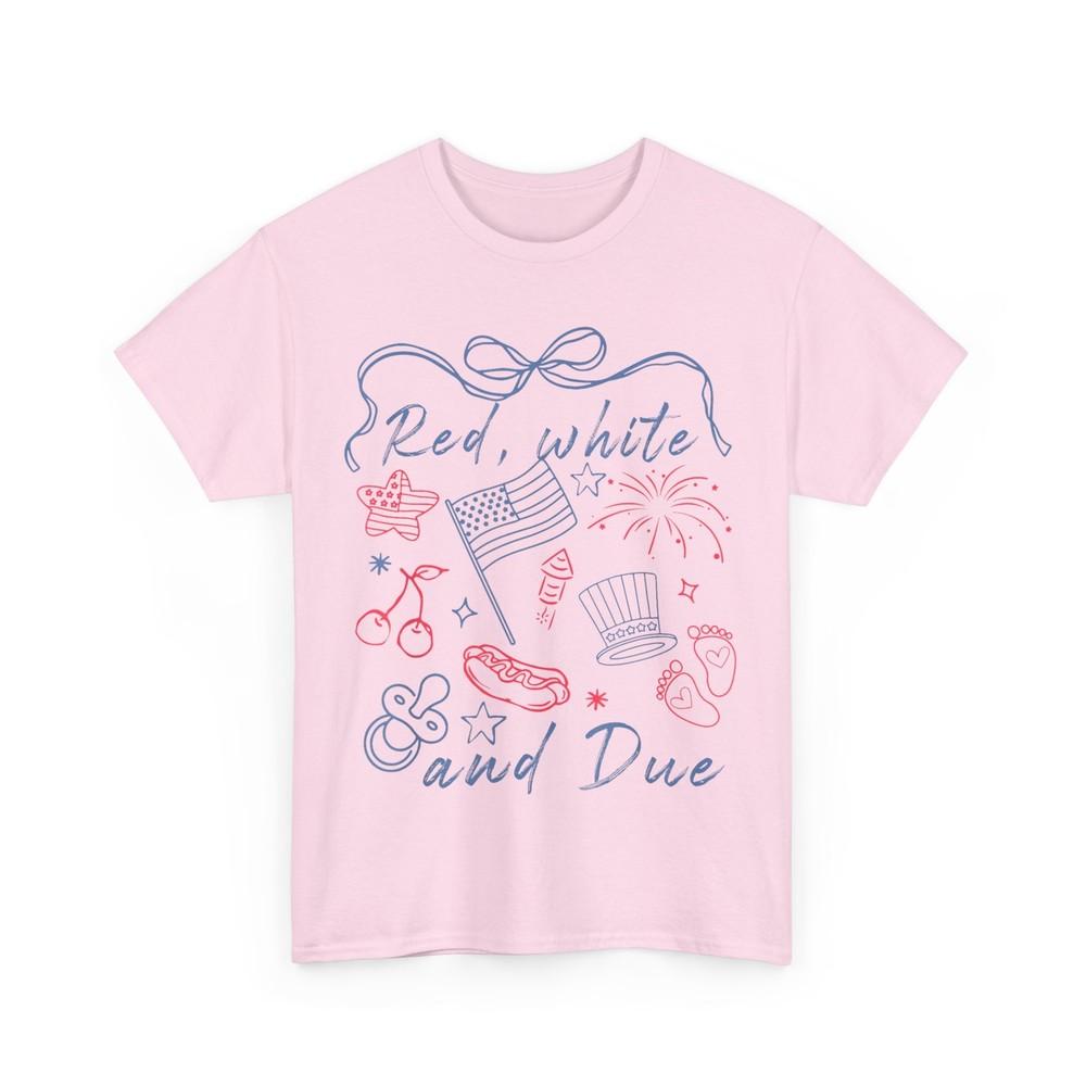 Red White And Due Funny 14th Of July Design T-Shirt Unisex T-Shirt M