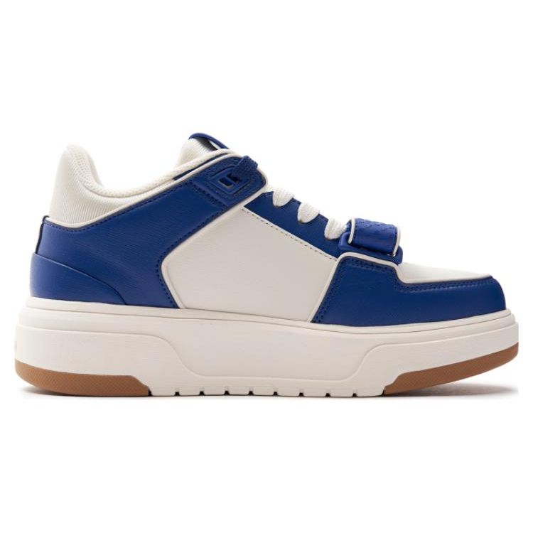 MLB Chunky Liner Casual Versatile Shock Absorbing Durable Mid-Top Sneakers Unisex sneakers Blue 3ASXLMF3N-07BLS