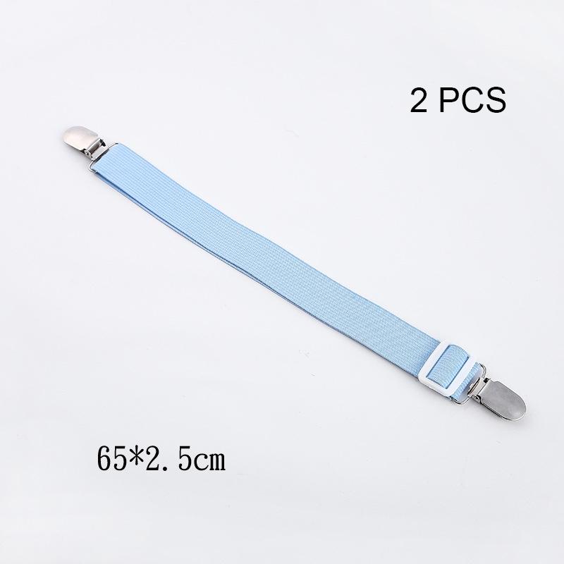 

2 шт. Держатели для простыней, гаджеты для дома, эластичные ремни, регулируемые зажимы для органайзера для простыней, зажимы для наматрасника синий