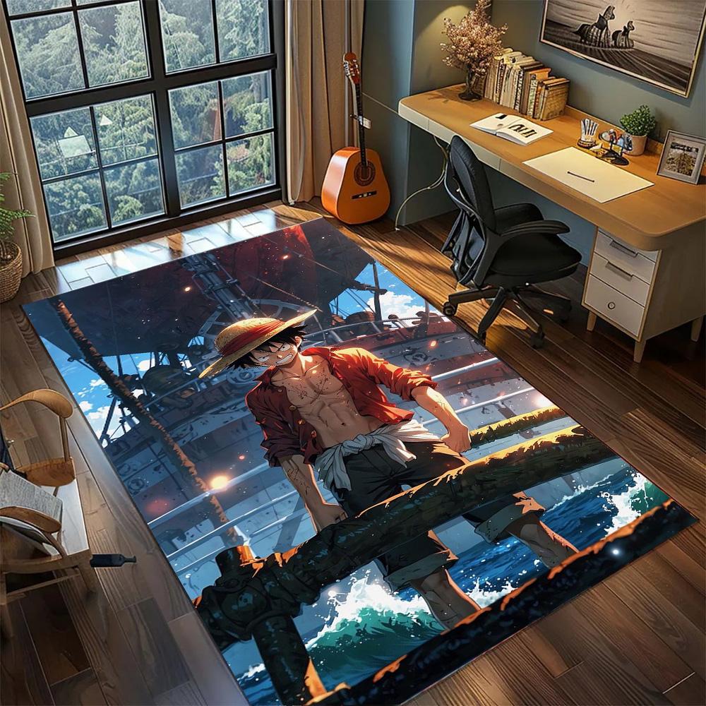 One Piece!Rug Carpet Large Area Rug Non Slip Washable Floor Mat Gamer Room Bedroom Home Decor