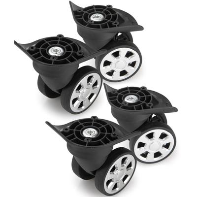 PLEAVIT Suitcase Caster Replacement/Repair Wheels, Quiet, 360-Degree Rotation, Travel Bag Repair Parts, 045, Set of 4