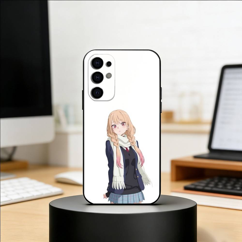 My Dress Up D-Darling Marin Kitagawa Phone Case Black Silicone Soft For Samsung S25,S24,S21,S22,S23,S30,Ultra,S20,Plus,Fe,Lite
