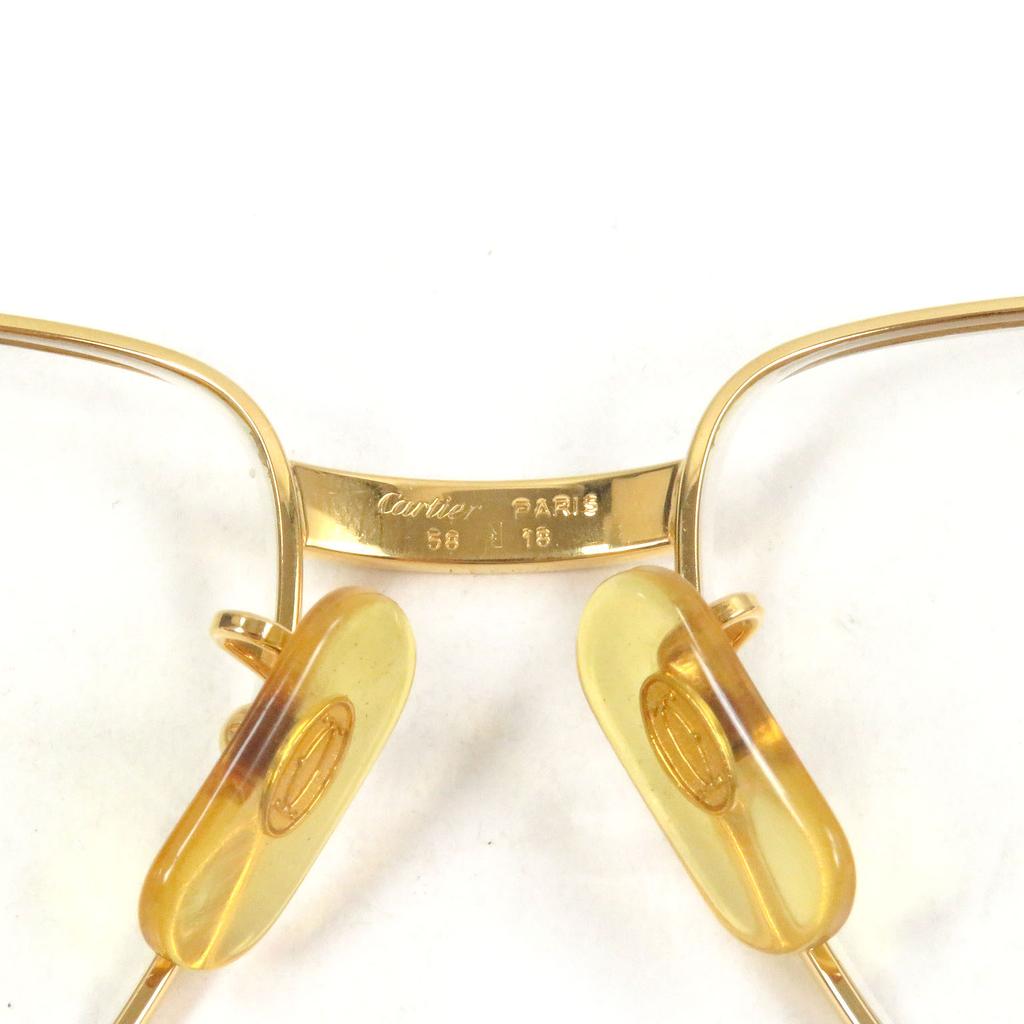 Cartier Glasses Trinity Bordeaux Gold Mens Used