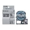 Genuine King Jim Tepra PRO Tape Equipment Management 5m SM9XC Cartridge, Label, 9mm, Silver/Black Text, Length,
