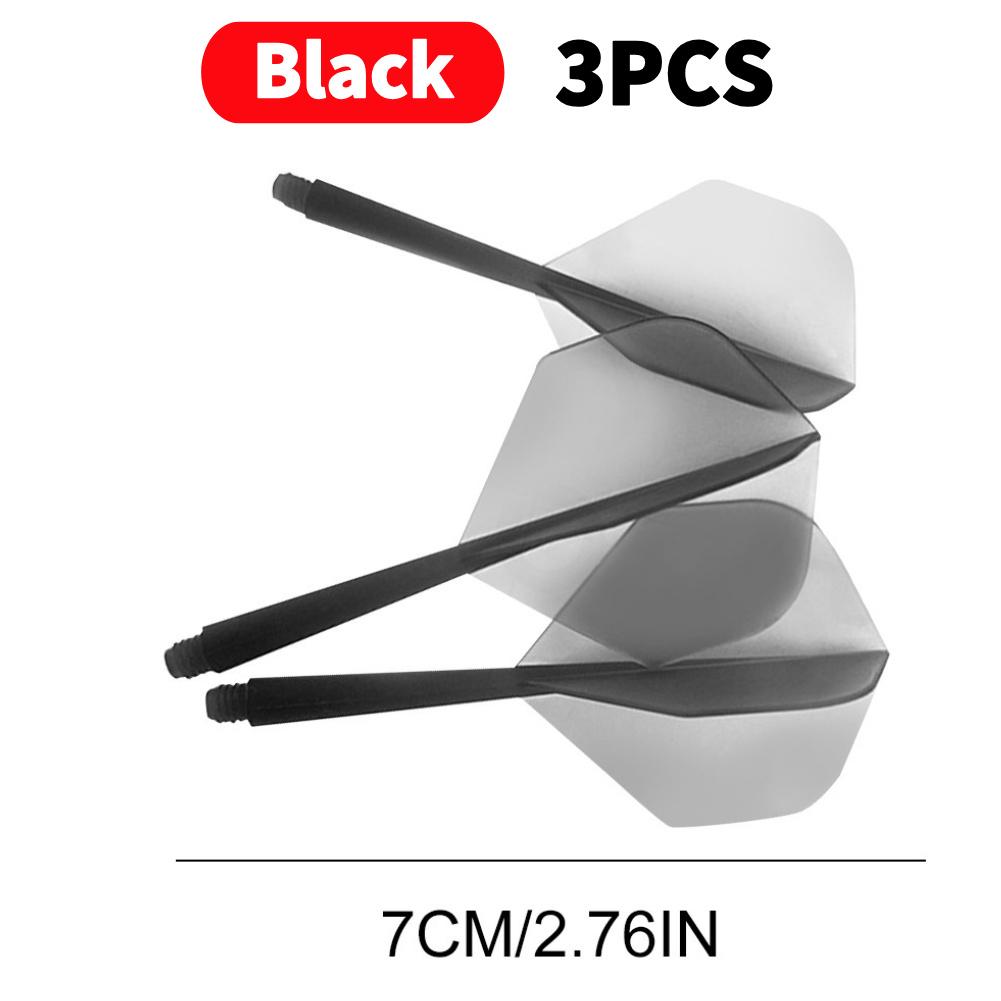 3-30Pcs 2BA Darts Tail Durable Anti-fall Darts Flights Transparent Plastic Darts Shafts Dart Throwing Entertainment Games