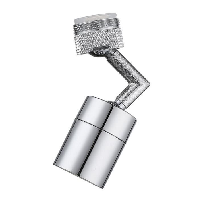 Universal 720-degree Rotating Adapter for Kitchen and Bathroom Faucet - Type WHITE