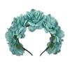 Photo Props Rose Flower Headpiece Bohemian Headwear Fashion Flower Crown  for Women Girls