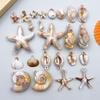 New Acrylic Ocean Conch & Starfish Pendant Charm for DIY Bracelets & Necklaces
