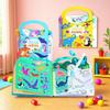 Sensory Play Magic Coloring Book Reusable Water Coloring Book Magic Drawing Book Kindergarten Use