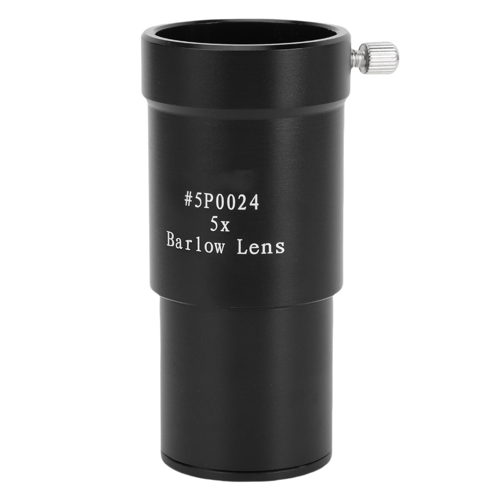 

Линза Барлоу 1,25 дюйма 5-кратное увеличение многослойное HD покрытие оптическое стекло астрономическая линза Барлоу