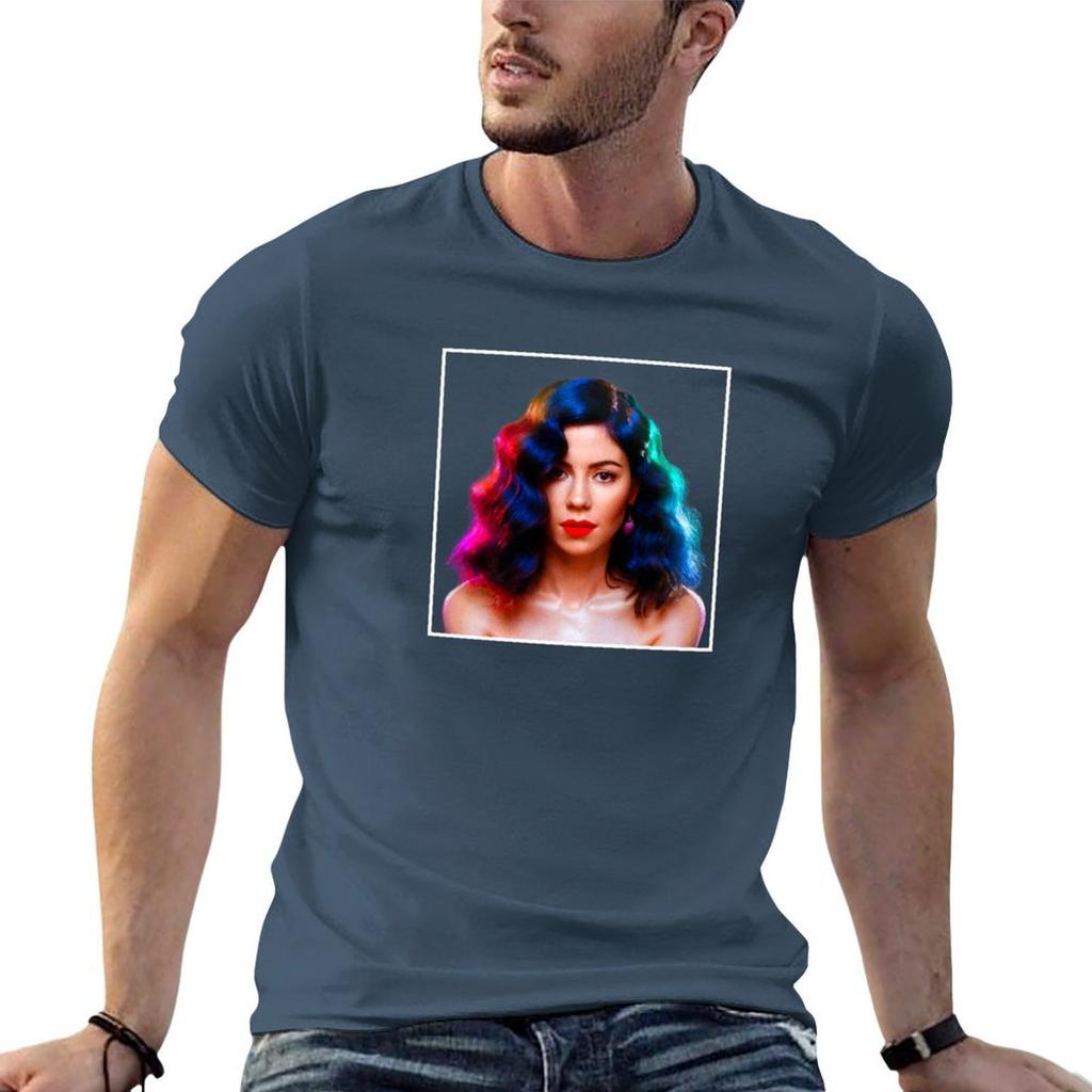 Marina And The Diamonds T-Shirt T-Shirts Für Unisex Baumwolle Weiches T-Shirt Unisex Luxus Baumwoll-T-Shirts Hohe Qualität T-Shirt
