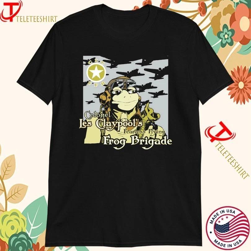 Les Claypool Colonel Live Frog Brigade Fearless Flying Tshirts S5xl Cl208 S