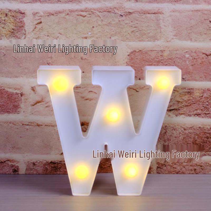 LED Luminous Letter and Number String Lights for Birthday, Proposal, and Event Décor