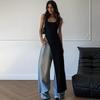 2025 Sexy Sleeveless Side High Split Dress Solid Backless Women Midi Dresses Summer Party Club Streetwear Clothes Y2K