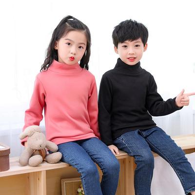 2025 Trendy Kinder Rollkragenpullover aus gestreiftem Samt – Warmes Langarmshirt für Jungen und Mädchen (Herbst Winter)