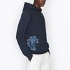 DIOR Quarterly New Products Sweatshirts Men's Blue Hooded Moderate Regular 213J644A0531-C585