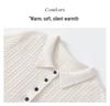 2026 Autumn Women's Cashmere Short Sleeve Cable Knit Polo Sweater Top