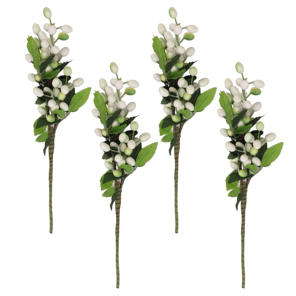 5PCS Artificial Berries Artificial Pip Berry Stems Decoration for Living Room Office