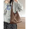 Latest Design Large-capacity Bag for Women Korean Version Easy Soft Texture Leather One-shoulder Underarm Bag Retro Commuter Crossbody Mother Bag