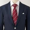 [Ogier] Men's 100% Silk Jacquard Tie, Regimental Stripe, Gift, Present, Business, Stylish