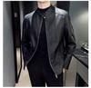 Men's Slim Casual Korean Style Leather Motorcycle Jacket