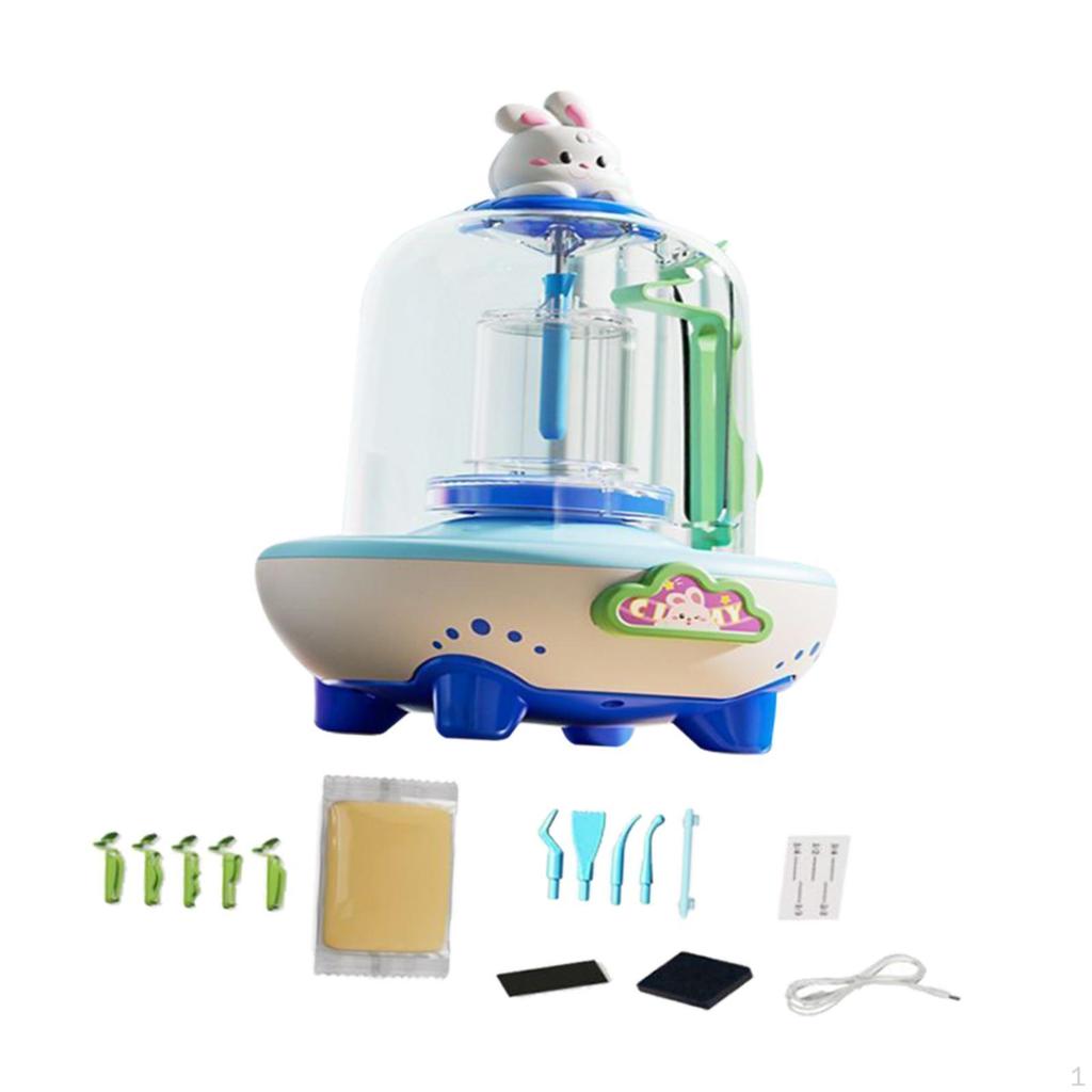 Electric Pottery Wheel for Kids Adjustable Speed Forming Machine Complete Kit Educational