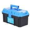 Tool Box PP Plastic Portable Hardware Parts Storage Case Double Layer Electrician Suitcase 381Small