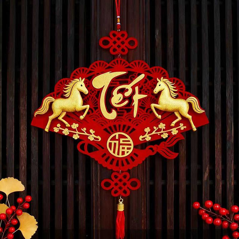 Vietnamese New Year Hanging Pendants With Tassel Window Door Party Hanging Ornament 2026 Spring Festival Home Decor Accessories