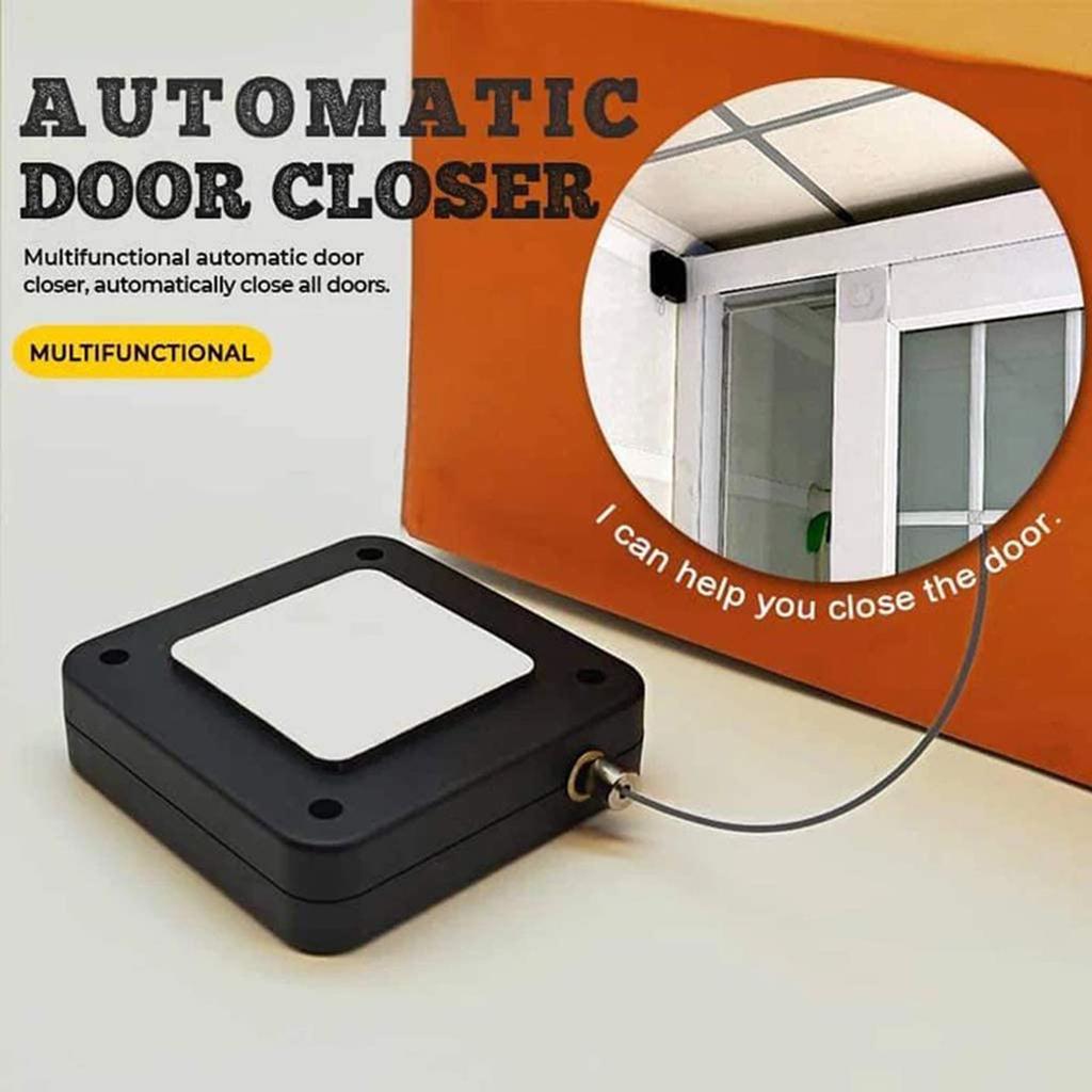 Punch-free Automatic Sensor Round Door Closer Portable Home Office Doors O AE-sh