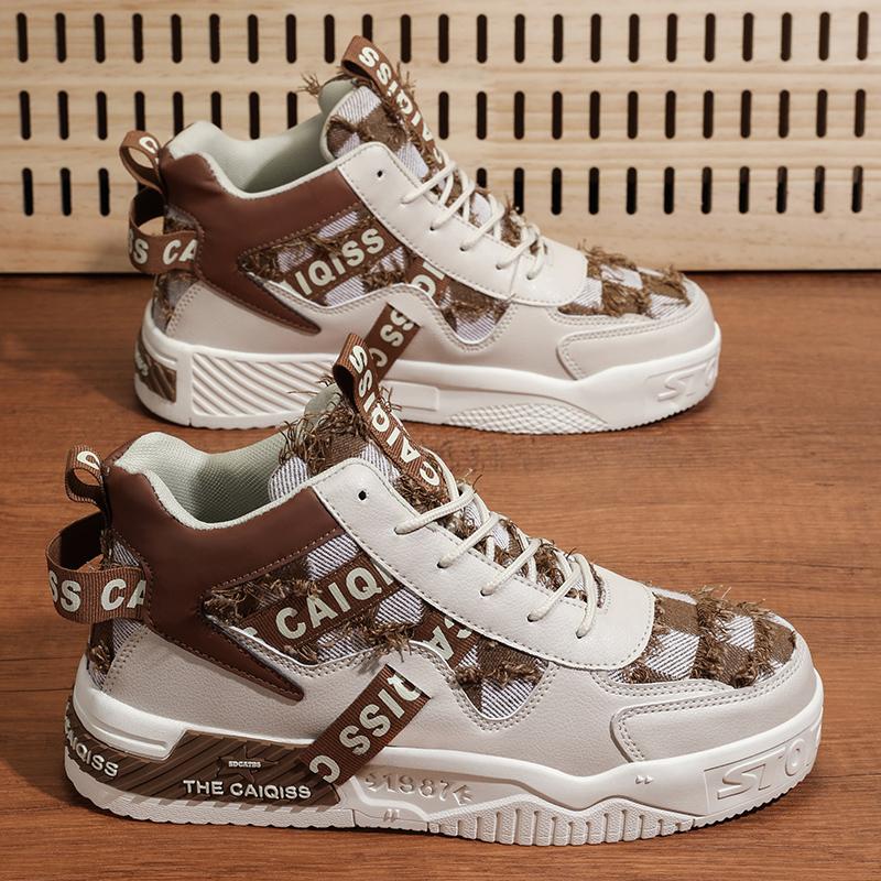 

Мужская спортивная обувь, женские кроссовки для бега, коричневые туфли, высокие баскетбольные туфли для пары, большие размеры EU: 36 коричневый