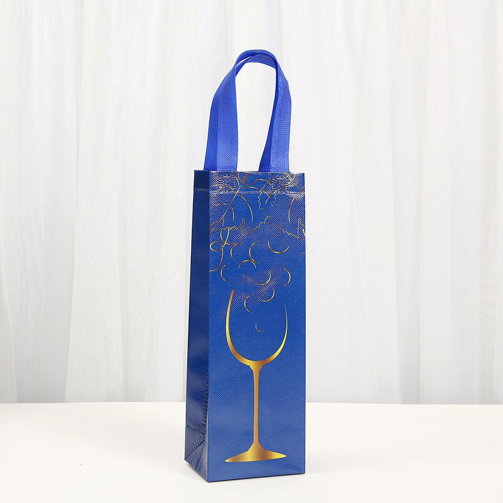 StoBag Wine Bottle Gift Bags Luxury Designer Bags for Sweets Non Woven Packaging Gift Wrapping Bags Reusable Tote for Party
