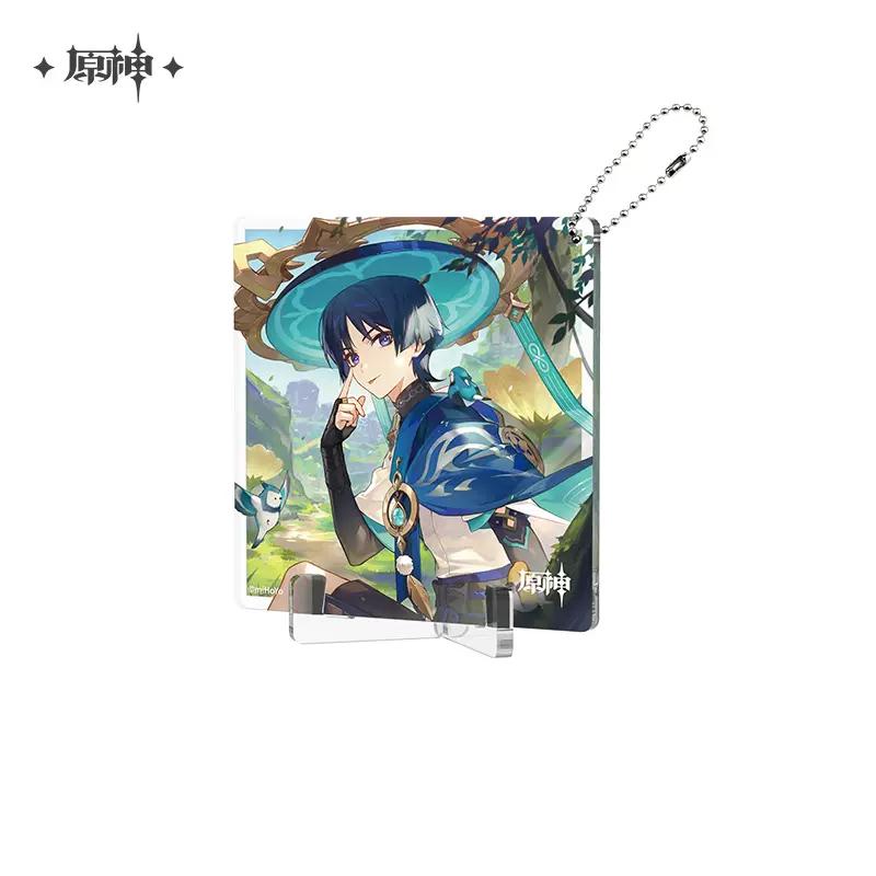 Sunsyea Genshin Impact Official Merch miHoYo Original Authentic Birthday Series Coaster Keychain Stand Wanderer Alhaitham