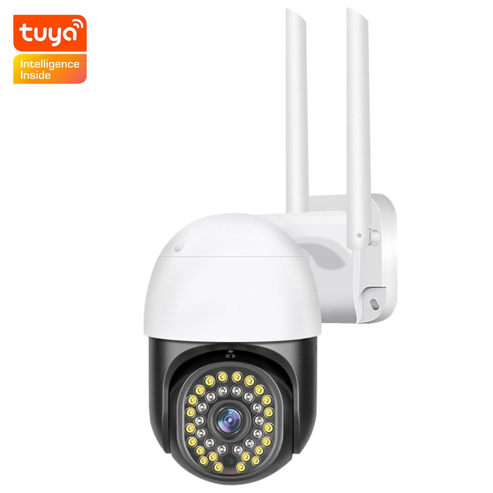 3MP Tuya Outdoor Wireless HD Night Vision Camera with Optional POE Power and PTZ Function