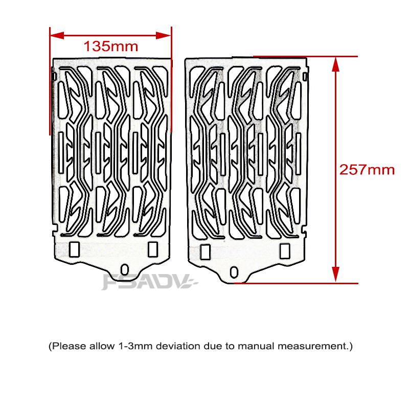 FOR BMW R1200GS R1200 GS LC ADV R 1200 GS Adventure GS1200 2014-2018 2016 2017 Motorcycle Radiator Grille Guard Cover Protection