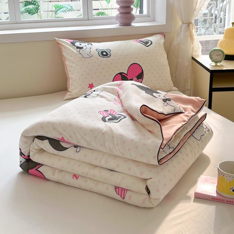 Dog Tulip Bear Rabbit Strawberry Fruit Pattern Printed Air Conditioner Quilt