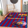 Fc Barcelona Personalized Text Carpet Perfect for Hallway Dormitory Dining Room Game Room Antislip Carpet Decorate Offices Best for Christmas