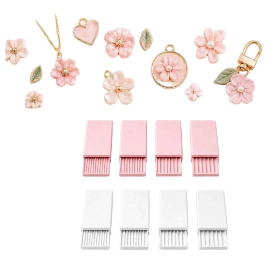 Miniature Decor Clay Tool 4Pcs 3D Print Gel Ball Maker Tools, Nail Art Bead Roller for Flowers, Reusable Machine 2/3/4/5 Mm Sphere Shaper Round