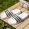 New Unisex Flat Slippers Women Summer EVA Casual Beach Slides Shoes Fashion Stripe Outdoor Sandals Couple Home Bathroom Slippers