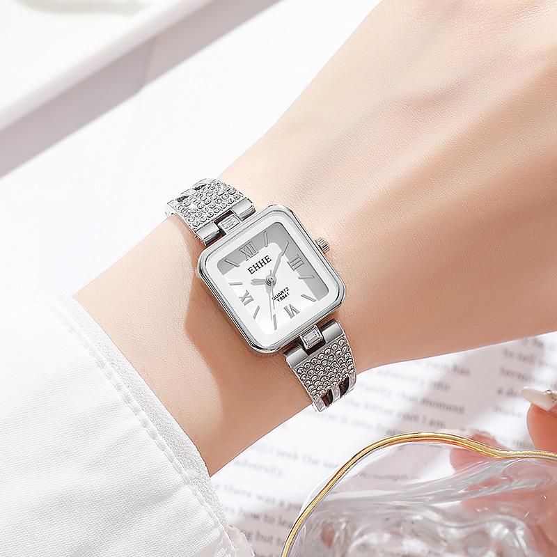 High Quaility Fashion Golden Steel Strap Women Watches Female Casual Simple Bracelet Wristwatch Relogio Feminino Clock