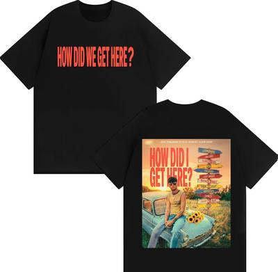 Singer Louis Tomlinson Trendy Double Sided Print TShirts Hip Hop TShirts Unisexs 2026 Crewneck Y2K Short Sleeve Tshrit Fans Gift