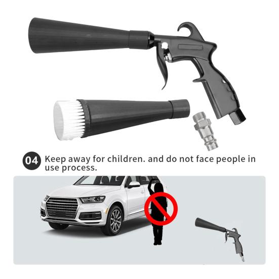 Car Cleaning Machine High Pressure Blower Machine with Brush Connector Air Blow Blower Machine Car Detailing Tools