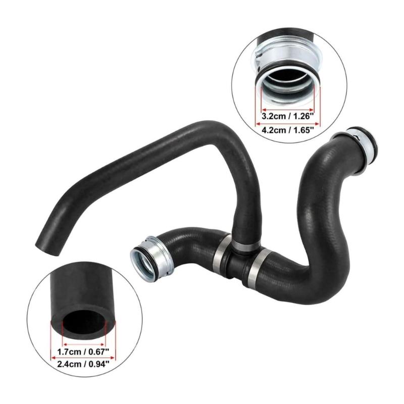 High Temperature Resistant Coolant Hose Radiator Hose Enhances Flow Efficiency Fluid Dynamics 9065011482 for Sprinter