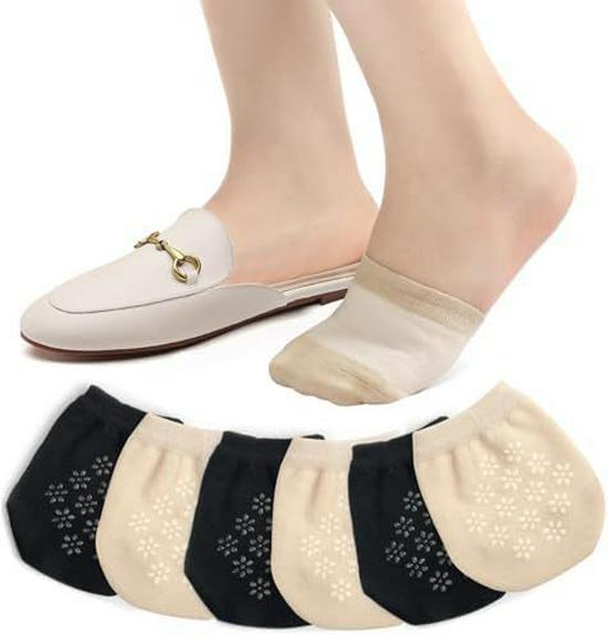 Women's Mules Toe Socks, Half Socks for Clogs