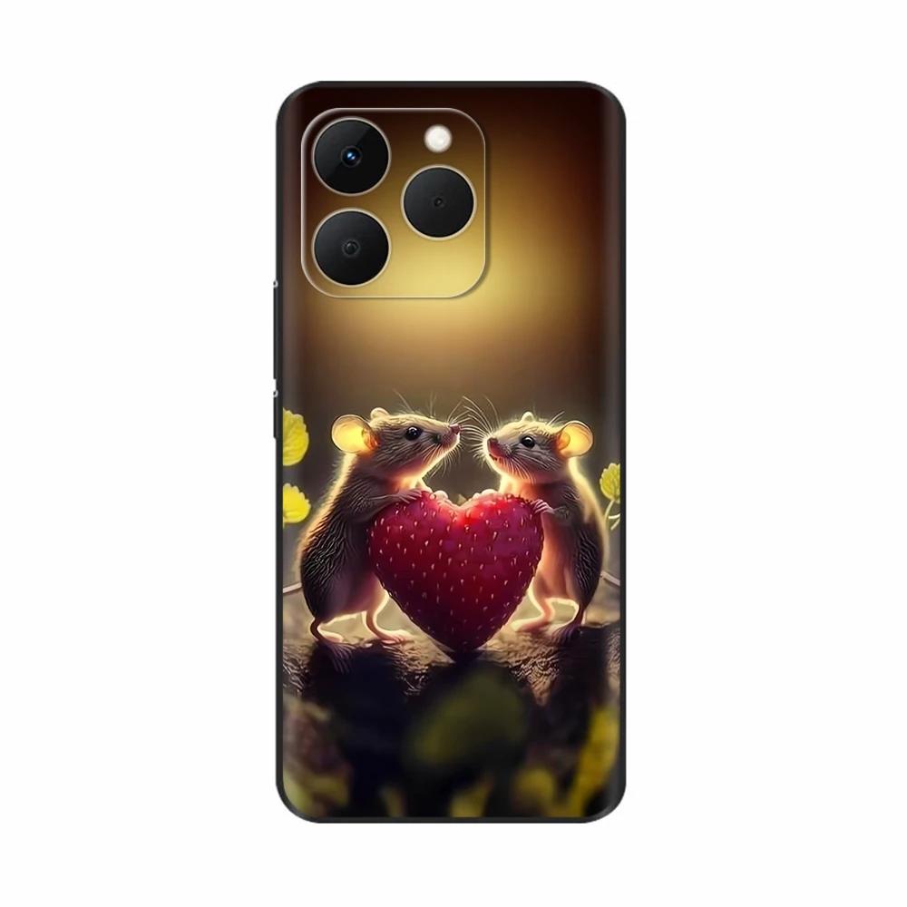 Case For Realme 15T Case Cute Love Heart Cartoon Pattern Back Cover Silicon Phone Cases For Realme 15 Pro realme15 Housing Funda