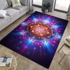 1PC Symbol Sri Yantra Patter Carpet for Living Room Bedroom Bedside Bathroom Floor Mat Area Rug Kids Room Play Mat for Gift