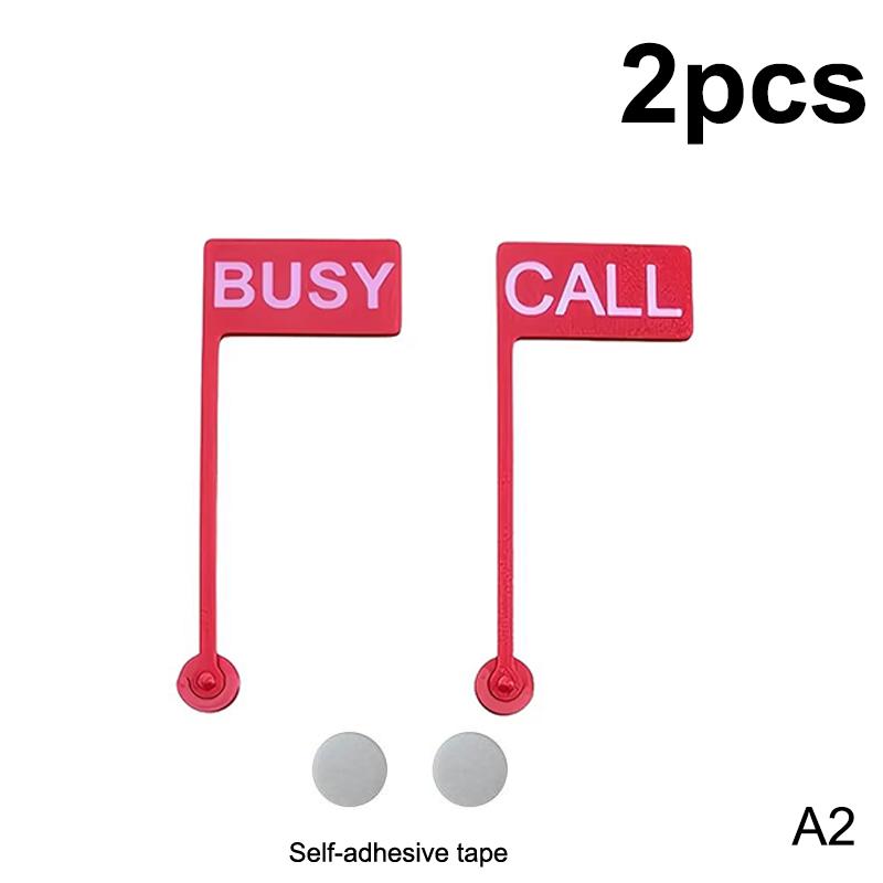 Monitor Busy Flag Signs Fun Office Gift Busy/On Call/Back Off Signs, Fun Desk Accessories, Suitable For Home Office