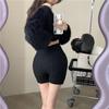 Women's High-Waisted Knitted Safety Shorts - Elastic, Slimming, Warm Base Layer Wool Pants