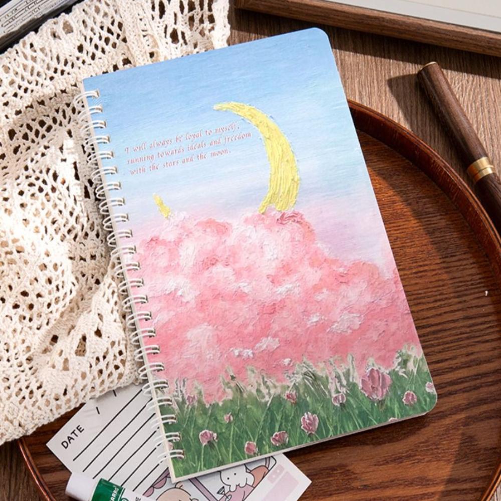 (120Pages/60Sheets) Notebook Thickened Diary Book Korean Version Notepad  Note Taking